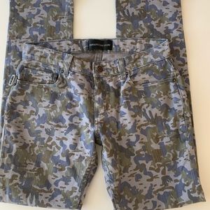 EUC Zadig & Voltaire Darkside Print Deluxe Pants Jeans Camouflage Size 25